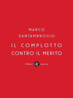 cover image of Il complotto contro il merito